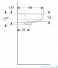 Geberit Selnova Umywalka 55x44cm 500.315.01.7